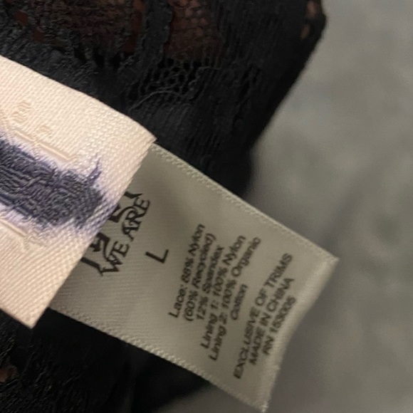 New! We are HAH Comin' In HAHT Lace Bodysuit black 27724 - Picture 7 of 9